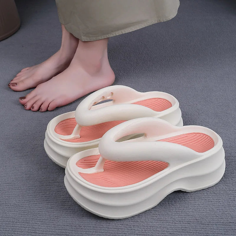Cómodas chanclas antideslizantes | Sandalias/pantuflas de suela gruesa EVA 2024