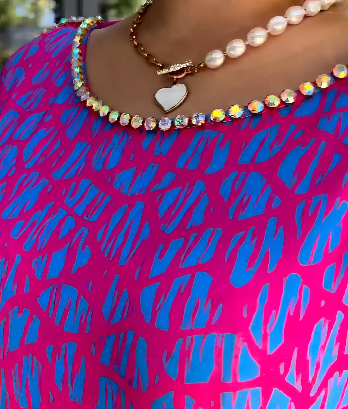 Vestido estampado de moda 2024