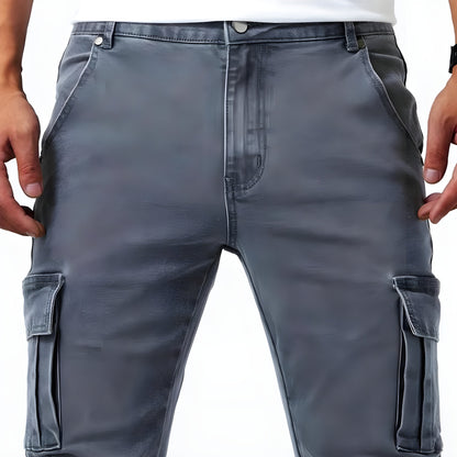 Samuel™ | Pantalones cargo de mezclilla elástica