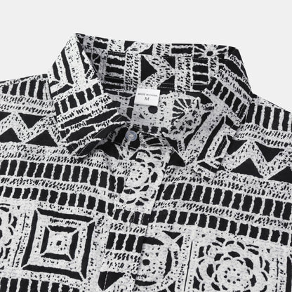 Camisa de Vacaciones Étnica Vintage de Claude Monet