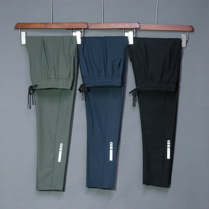 Pantalones de Correr Elásticos Transpirables Liam para Hombre – Joggers Livianos para Gimnasio, Entrenamiento y Deportes al Aire Libre