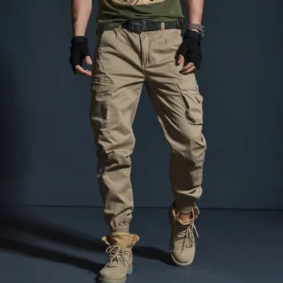 Pantalones tácticos cargo de camuflaje para hombre
