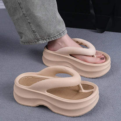 Cómodas chanclas antideslizantes | Sandalias/pantuflas de suela gruesa EVA 2024