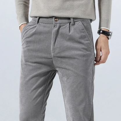 Ricco Milano Pantalones de pana para hombre