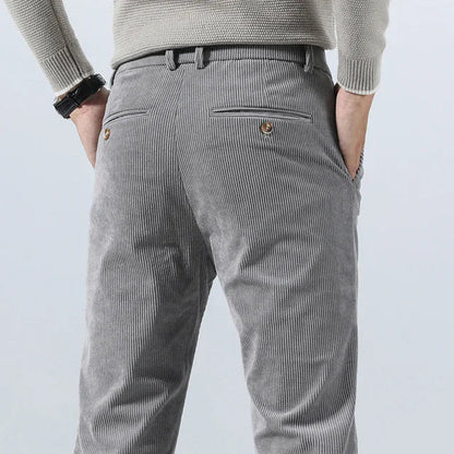 Ricco Milano Pantalones de pana para hombre
