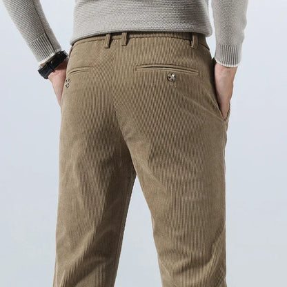 Ricco Milano Pantalones de pana para hombre