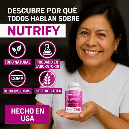 Cápsulas de Raíz de Remolacha Orgánica Rosabella