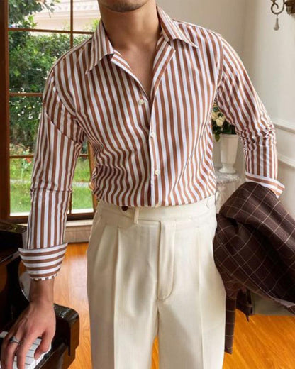 Camisa de rayas para caballeros