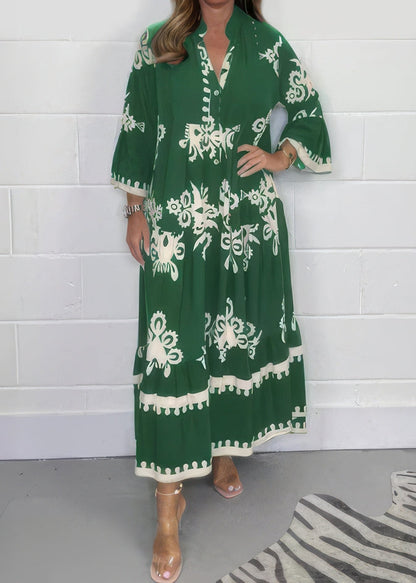 Vestido floral con mangas