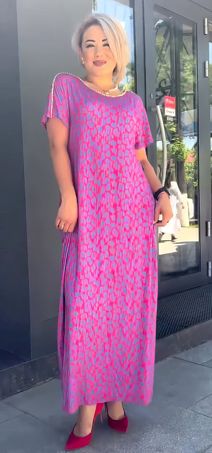 Vestido estampado de moda 2024