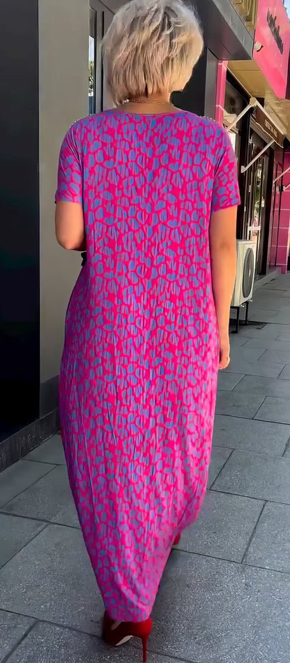 Vestido estampado de moda 2024